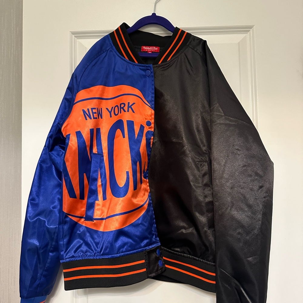 New York Knicks Blue and Black Jacket